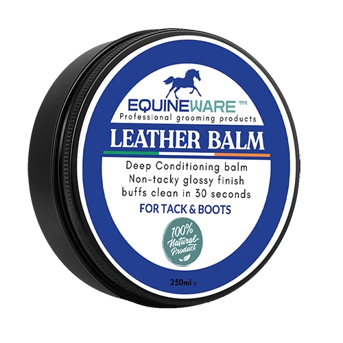 Leather balm conditioner for saddle and bridle