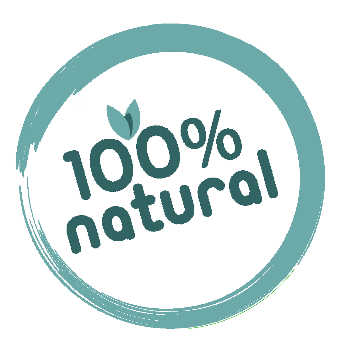 100% Natural Badge
